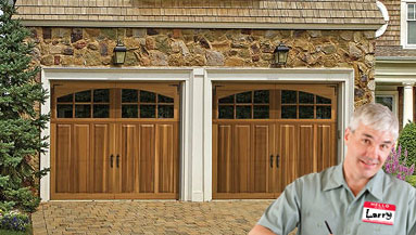 custom wood overhead door